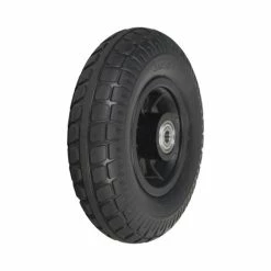 Promo 🎁 Mon Ster 8"x2" (200x50) Black Flat-Free Front Wheel Assembly For The Drive Bobcat 3 💯