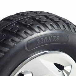 Cheapest 🥰 Mon Ster 9" (220x75) Solid Black Front Wheel Assembly For The Golden Technologies Companion I & II (GC240 And GC340) And The 3-Wheel LiteRider (GL110) 🌟 -mobility wheel assemblies Shop g45 5330 4