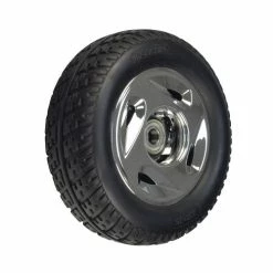 Best deal ๐คฉ Mon Ster 9" Solid Black Front Wheel Assembly For The Golden Technologies LiteRider (GL140) 4-Wheel Scooter ๐