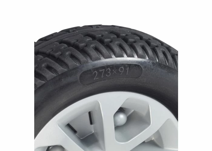 Outlet 😉 Golden Technologies Rear Wheel Assembly With Matte Silver Cover For The Golden Companion (GC440) 🥰 6 Outlet 😉 Golden Technologies Rear Wheel Assembly With Matte Silver Cover For The Golden Companion (GC440) 🥰 - Image 6