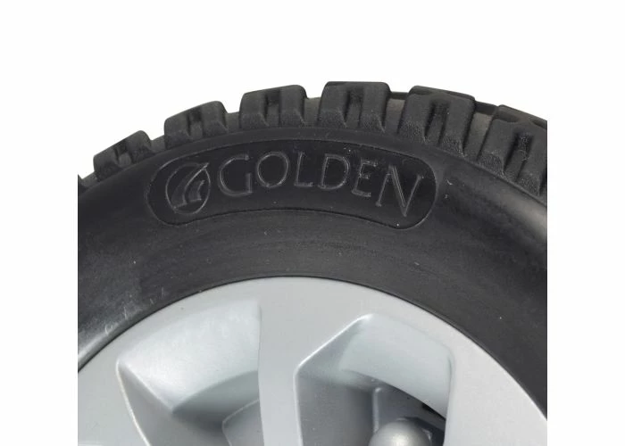 Outlet 😉 Golden Technologies Rear Wheel Assembly With Matte Silver Cover For The Golden Companion (GC440) 🥰 5 Outlet 😉 Golden Technologies Rear Wheel Assembly With Matte Silver Cover For The Golden Companion (GC440) 🥰 - Image 5