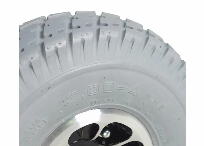 Best Pirce 😍 Mon Ster 3.00-4 (10"x3", 260x85) Rear Wheel Assembly With Gray Pneumatic Tire For The Pride Celebrity X (SC400/SC4001/SC440/SC4401), Cyclone (SC3400), & Victory 10 (SC710) 😉 6 Best Pirce 😍 Mon Ster 3.00-4 (10"x3", 260x85) Rear Wheel Assembly With Gray Pneumatic Tire For The Pride Celebrity X (SC400/SC4001/SC440/SC4401), Cyclone (SC3400), & Victory 10 (SC710) 😉 - Image 6