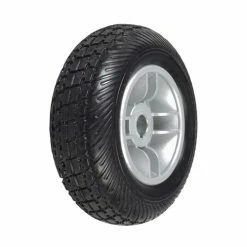 Discount 🥰 Mon Ster 8"x2.50" Black Flat-Free Rear Wheel Assembly With Silver Rim For The Go-Go Elite Traveller (SC40E/SC44E), Go-Go ES (S83/S84), And Go-Go ES2 (S81) Mobility Scooters ⌛