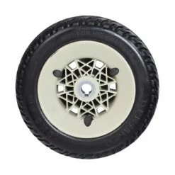 Promo 🎉 Mon Ster 9"x3" (2.80/2.50-4) Flat-Free Drive Wheel Assembly With Silver Rim & Black Tire For Jazzy Select Elite & Pride TSS 300 🥰 -mobility wheel assemblies Shop p49 8839 3