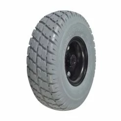 Hot Sale ⭐ Mon Ster 3.00-4 (10"x3", 260x85) Flat-Free Drive Wheel Assembly For Jazzy Select - Manufactured Between Feb. 2006 & Feb. 2010 😉