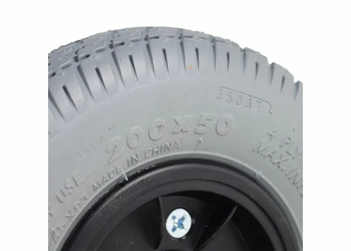 Deals ⭐ Mon Ster 8"x2" (200x50) Gray Flat-Free Rear Wheel Assembly For The Go-Go Travel Vehicle And Go-Chair ✔️ 5 Deals ⭐ Mon Ster 8"x2" (200x50) Gray Flat-Free Rear Wheel Assembly For The Go-Go Travel Vehicle And Go-Chair ✔️ - Image 5