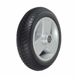 Flash Sale ๐ Mon Ster 8"x2" (200x50) Black Flat-Free Front Wheel Assembly With Silver Tri-Spoke Rim For Go-Go & Pride 3-Wheel Travel Mobility Scooters ๐ฅ