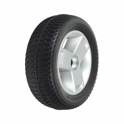 Flash Sale ⌛ Mon Ster 9"x3" (2.80/2.50-4) Black Flat-Free Rear Wheel Assembly With Silver Tri-Spoke Rim For The Go-Go Elite Traveller Plus (SC53/SC54), Elite Traveller Plus HD (SC53HD/SC54HD), & Sport (S73/S74) 😍