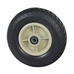 Brand new ⌛ Mon Ster 8"x2" (200x50) Black Flat-Free Front Wheel Assembly With Silver Rim For The Go-Go Elite Traveller Plus (SC54) Mobility Scooter 💯 -mobility wheel assemblies Shop p49 9107 4