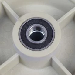 Brand new ⌛ Mon Ster 8"x2" (200x50) Black Flat-Free Front Wheel Assembly With Silver Rim For The Go-Go Elite Traveller Plus (SC54) Mobility Scooter 💯 -mobility wheel assemblies Shop p49 9107 5