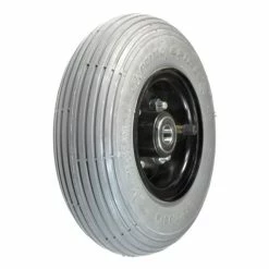 Flash Sale 🧨 Mon Ster 9"x3" (2.80/2.50-4) Pneumatic No-Slime Rear Caster Wheel Assembly For Jazzy/Quantum 1420 And 1470 Power Chairs 🤩