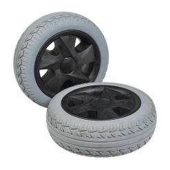 Buy 🎁 Foam-Filled 3.00-4 (10"x3", 260x85) Rear Wheel Assemblies For The 3-Wheeled Invacare Leo (Set Of 2) 👏