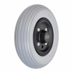 Deals 🎉 Mon Ster 7"x2" Caster Wheel, 2-Piece With Urethane Rib Tire ✔️