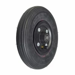 Brand new 💯 Mon Ster 8"x2" (200x50) Pneumatic Black Caster Wheel Assembly With Bearings And Black Split Rim ✨